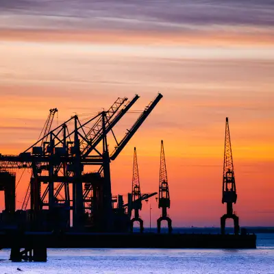 Vehicle transport to/from port