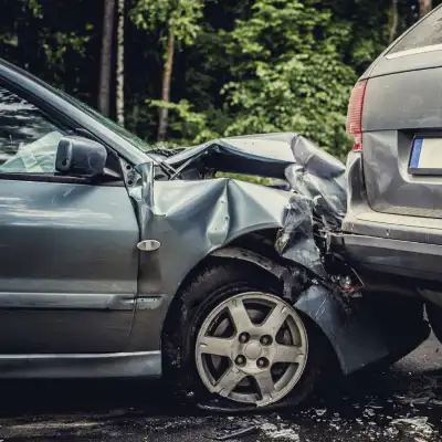 Accident that immobilizes the vehicle